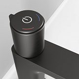 Смеситель для умывальника с инновационным управлением Push Control, графит, Slide, IDDIS, SLIGMBTi01