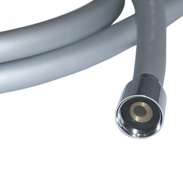 Шланг для душа, серебряный, силиконовый, 1,5м, Optima Home, IDDIS, OPH15SLi19