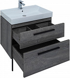 Тумба под раковину Aquanet Nova 75 дуб рошелье (2 ящика) 00242260