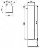Шкаф-пенал Laufen Pro A 4.8312.2.095.463.1 правый