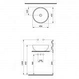 Раковина Bocchi Roma 1119-010-0125 синяя