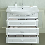 Тумба под раковину Верона 85 3 ящика напольная Санта 700117