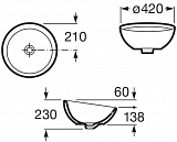 Раковина Roca Bol D42 327876000