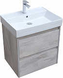Тумба под раковину Aquanet Nova Lite 60 дуб белый (2 ящика) 00287874