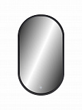 Зеркало Континент "Prime Black Led" 450х800 в МДФ раме
