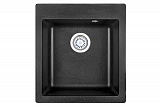 Мойка кухонная Granula квадратная кварц 4201, ЧЁРНЫЙ