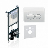 Инсталляция Alcora ST 1200 с клавишей   ROUND White