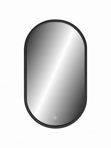 Зеркало Континент "Prime Black Led" 450х800 в МДФ раме