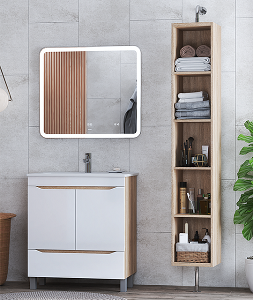 Тумба под раковину VIGO Grani  75 см tn.GRI.OSK.75.2D.1Y дуб сонома