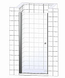 Душевая дверь Wasserkraft Berkel 48P04