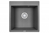 Мойка кухонная Granula квадратная кварц 5102, ГРАФИТ