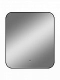 Зеркало Континент "Torry Led" 600х700 с фоновой подсветкой, бесконтактным сенсором, черной окантовкой