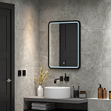 Зеркало Континент "Enjoy Black Led" 600х800