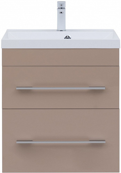 Тумба под раковину Aquanet Верона 60 капучино (2 ящика) 00304536