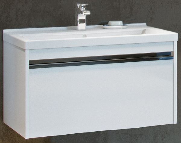 Тумба под раковину Акватон Капри 80 подвесная 1A2302K1KP010