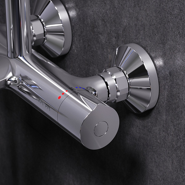 F0780564 Like душ.система, набор: смеситель д/ванны/душа с термостатом, верх.душ.d 250 мм, ручной ду