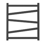 Полотенцесушитель водяной Point Феникс PN15156B П5 500x600, черный