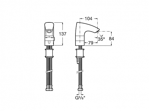 Смеситель Roca M3 для раковины 5A5502C00