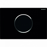 Клавиша смыва Geberit Sigma 10 115.907.KM.1 черный, хром