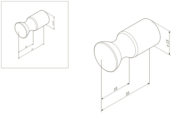 A3035500 Sensation, Крючок для полотенец, хром, шт