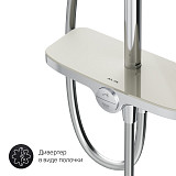 F0780200 Like, душ.система: верхн.душ 250мм, ручной душ 120 мм, 3 функции, душ.штанга 1030-1460 мм,