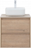 Тумба под раковину Aquanet Nova Lite 60 дуб крафт (2 ящика) 00287901
