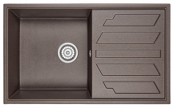 Мойка кухонная Granula прямоугольная кварц 8601, ЭСПРЕССО