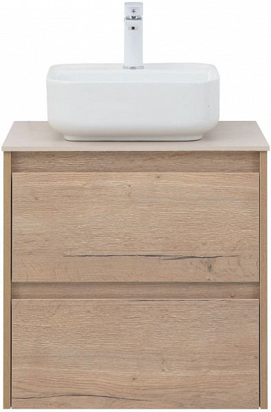 Тумба под раковину Aquanet Nova Lite 60 дуб крафт (2 ящика) 00287901