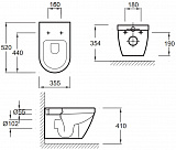Комплект унитаз с инсталляцией Jacob Delafon Rodin+ E21748RU-00