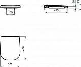 Крышка-сиденье Ideal Standard Active T639201