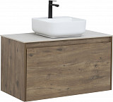 Тумба под раковину Aquanet Nova Lite 90 дуб рустикальный (1 ящик) 00249517