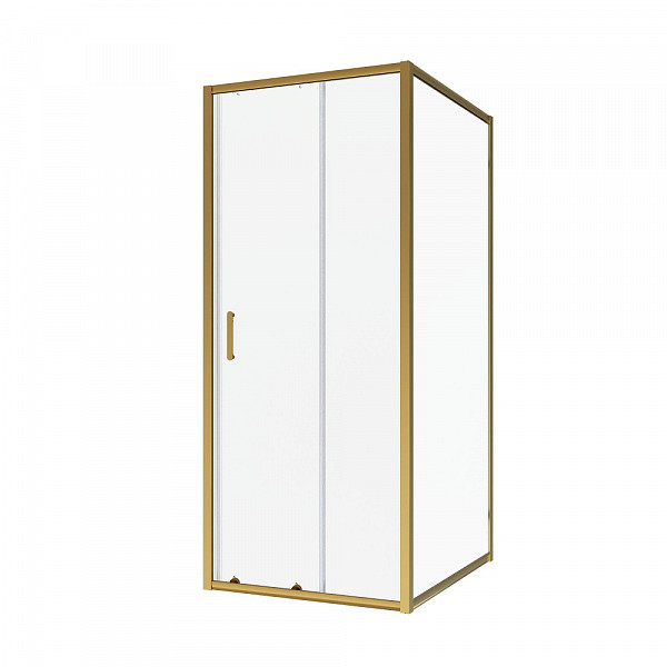 Душ.ограждение NG-42-9AG-A90G (90*90*190) квадрат, дверь раздвижная, 2 места