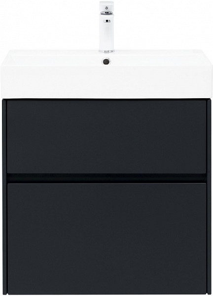 Тумба под раковину Aquanet Бруклин 60 антрацит матовый 00310140