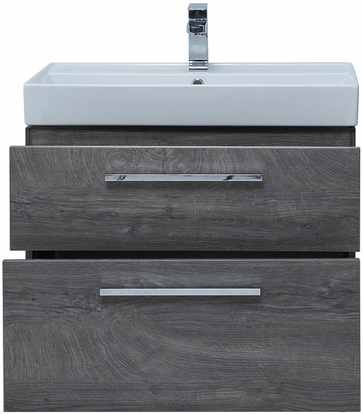 Тумба под раковину Aquanet Nova 75 дуб рошелье (2 ящика) 00242260