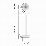 Ёршик для унитаза подвесной Wasserkraft Isen K-4027