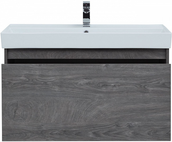 Тумба под раковину Aquanet Nova Lite 100 дуб рошелье (1 ящик) 00242579