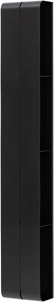 Полка Aquanet Магнум 20x130 черная матовая, вертикальная 00302228
