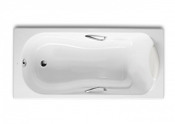Чугунная ванна Roca Haiti 170x80 с отверстиями под ручки 2327G000R