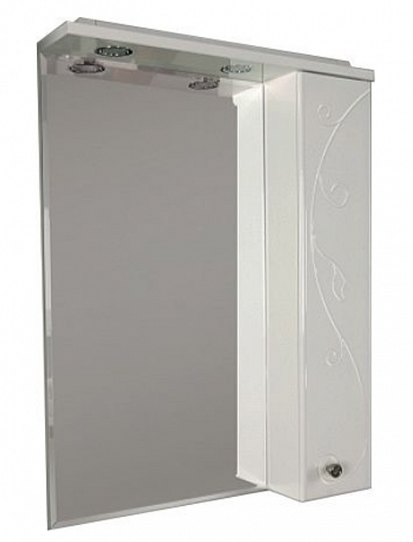 Зеркало-шкаф Акватон Лиана 65x85 1A166202LL01R правый с подсветкой