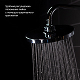 Душевой гарнитур с верхней лейкой, Mirro, IDDIS, MIRSB5Fi76