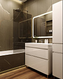 Тумба напольная Style line Атлантика 100, Люкс антискрейч, под раковину, PLUS