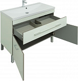 Мебель для ванной Aquanet Верона 100 белый (напольный 1 ящик 2 дверцы) 00287654