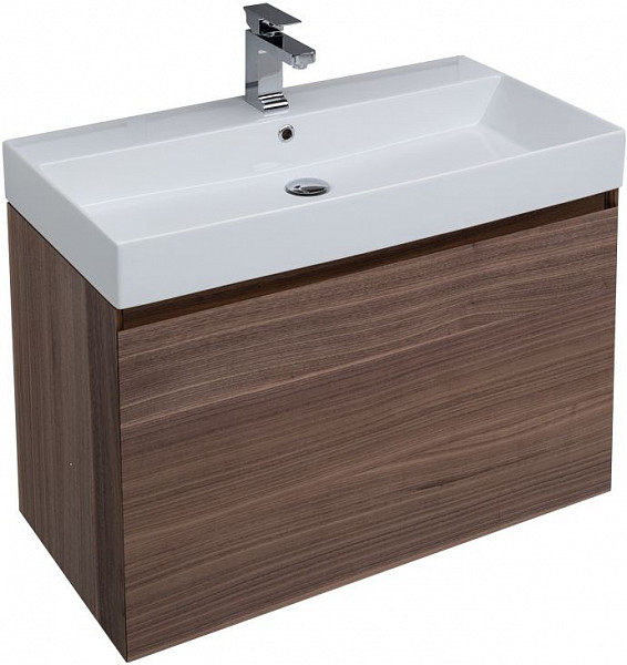 Тумба под раковину Aquanet Нью-Йорк 85 орех 00203947