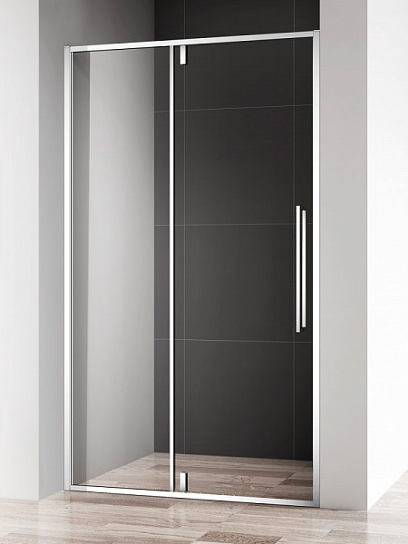 Душевая дверь в нишу AQUAme 1200*1950мм., стекло 6мм, цвет профиля хром.