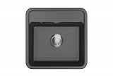 5001, ЧЁРНЫЙ, кухонная мойка, СтандАРТ кварц