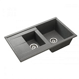 Мойка для кухни Aquaton Делия 87 серый 1A716232DE230