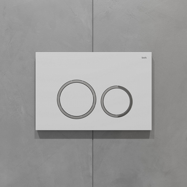 Клавиша смыва, универсальная, белая, Unifix, 003, IDDIS, UNI03WCi77