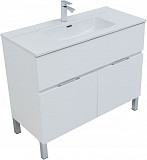 Мебель для ванной Aquanet Алвита New 100 1 ящик, 2 дверцы, белый матовый 00274184