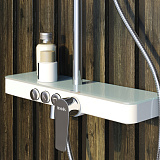 Смеситель для ванны с верхним душем, Shelfy, IDDIS, SHESB3Fi06