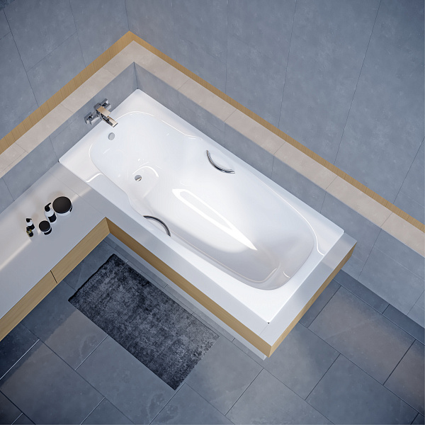 Ванна стальная "Koller Pool" Atlantica 1800x800 с отв. под ручки